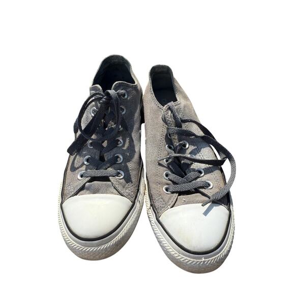 Converse Shoes - Converse Women's Size 10 Stone Wash Gray All Star